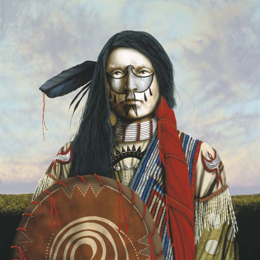 Black Eagle's Vision | Jd Challenger | Painting-Exposures International Gallery of Fine Art - Sedona AZ