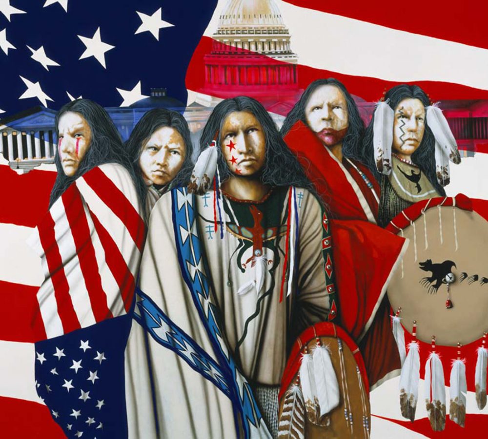 Exiled in the Land of the Free | Jd Challenger | Painting-Exposures International Gallery of Fine Art - Sedona AZ