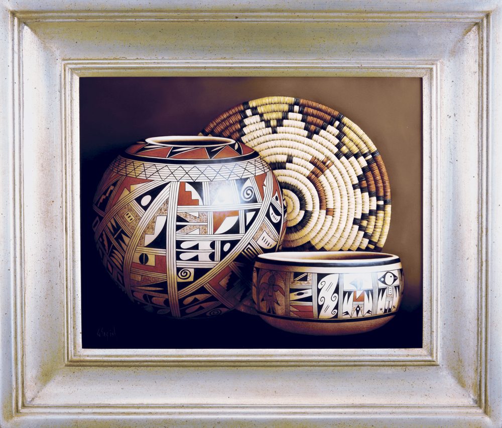 Hopi Pottery & Plaque | Greg English | Painting-Exposures International Gallery of Fine Art - Sedona AZ