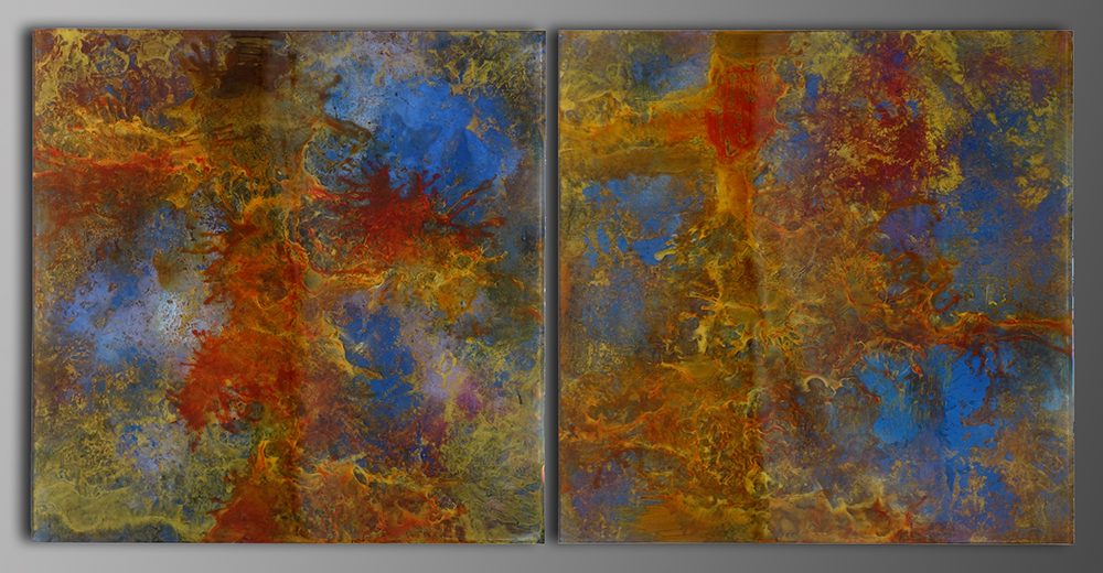 Soul Mates Diptych | Eric Lee | Painting-Exposures International Gallery of Fine Art - Sedona AZ