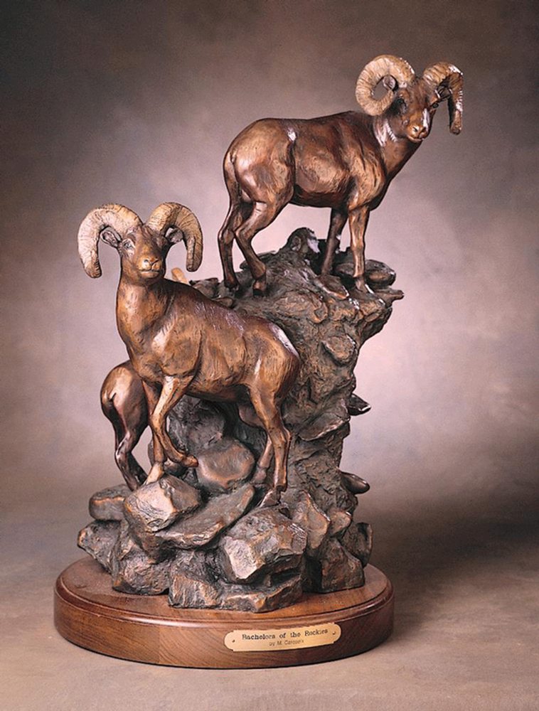 Bachelors of the Rockies | Marianne Caroselli | Sculpture-Exposures International Gallery of Fine Art - Sedona AZ