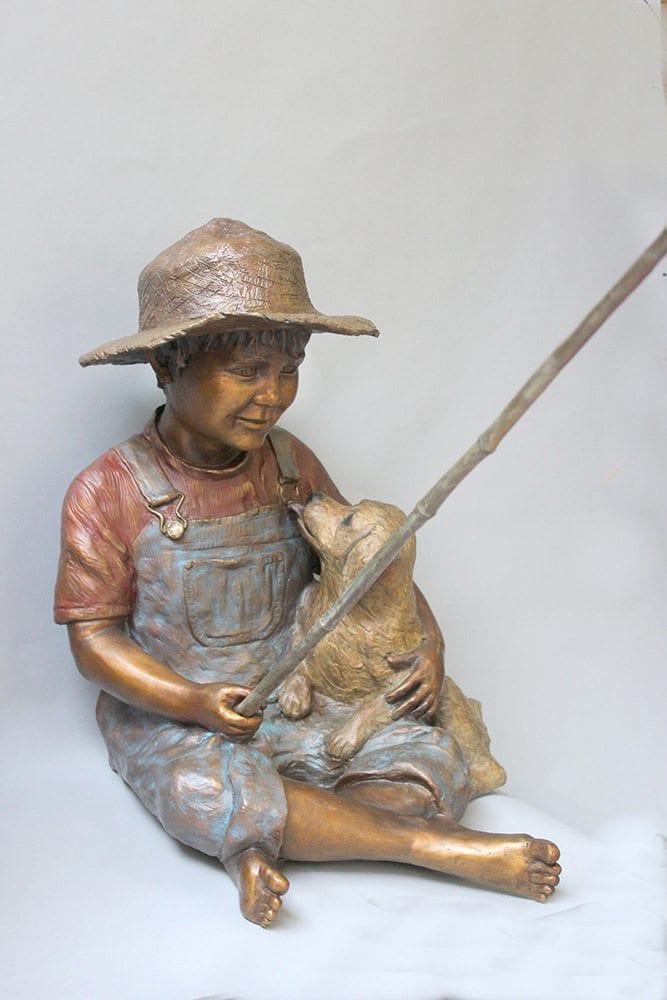 Fishin Buddies | Marianne Caroselli | Sculpture-Exposures International Gallery of Fine Art - Sedona AZ