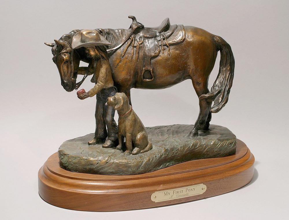 My First Pony | Marianne Caroselli | Sculpture-Exposures International Gallery of Fine Art - Sedona AZ