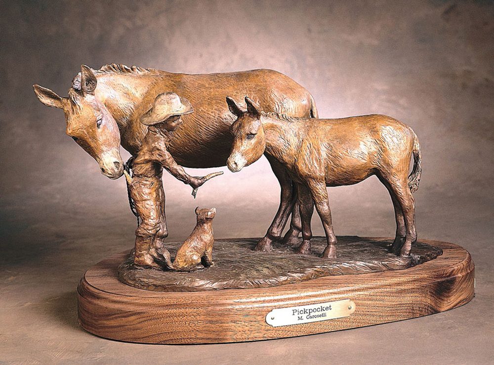 Pickpocket | Marianne Caroselli | Sculpture-Exposures International Gallery of Fine Art - Sedona AZ