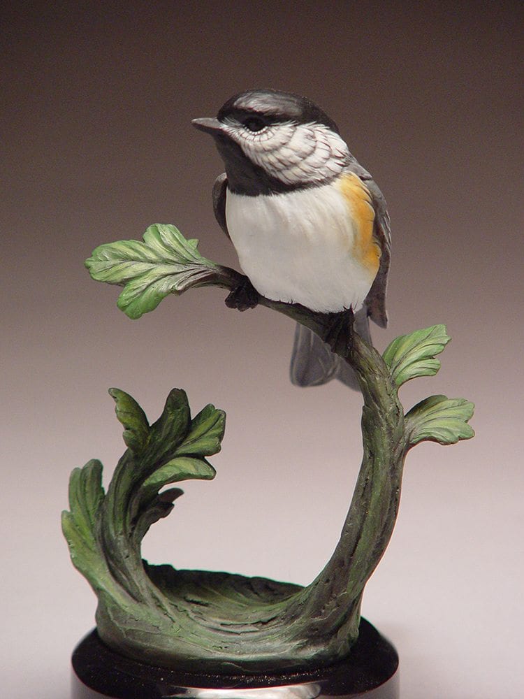 Black-Capped Chickadee | Eugene Morelli | Sculpture-Exposures International Gallery of Fine Art - Sedona AZ
