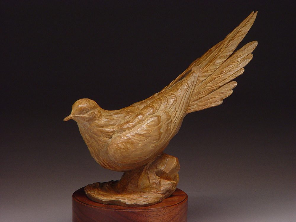 Dove at Water's Edge | Eugene Morelli | Sculpture-Exposures International Gallery of Fine Art - Sedona AZ