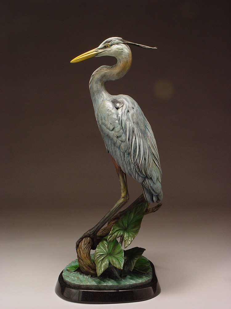 Great Blue | Eugene Morelli | Sculpture-Exposures International Gallery of Fine Art - Sedona AZ