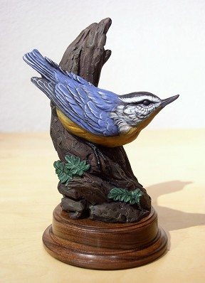 Nuthatch | Eugene Morelli | Sculpture-Exposures International Gallery of Fine Art - Sedona AZ