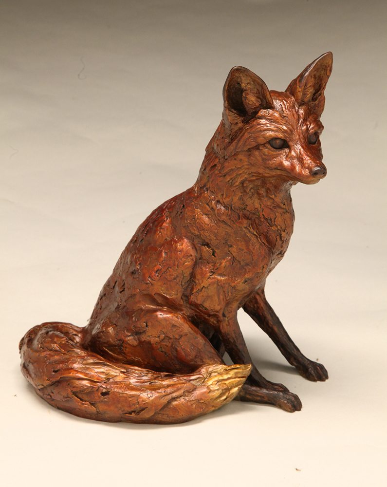 Resting Fox | Eugene Morelli | Sculpture-Exposures International Gallery of Fine Art - Sedona AZ