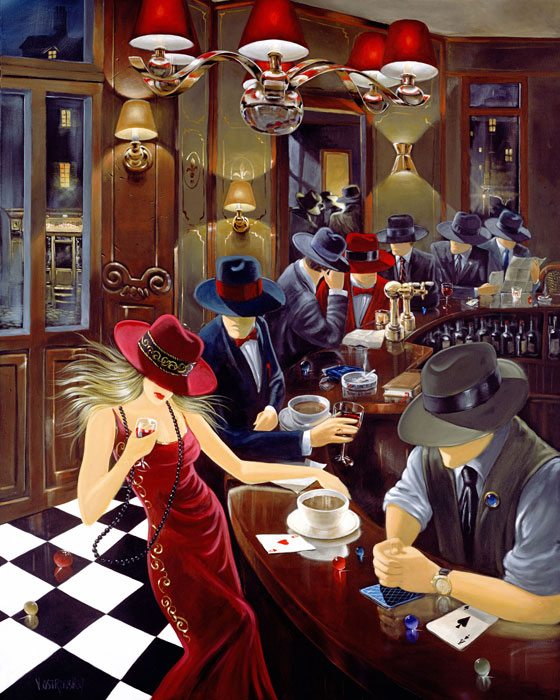 Distraction II | Victor Ostrovsky | Painting-Exposures International Gallery of Fine Art - Sedona AZ