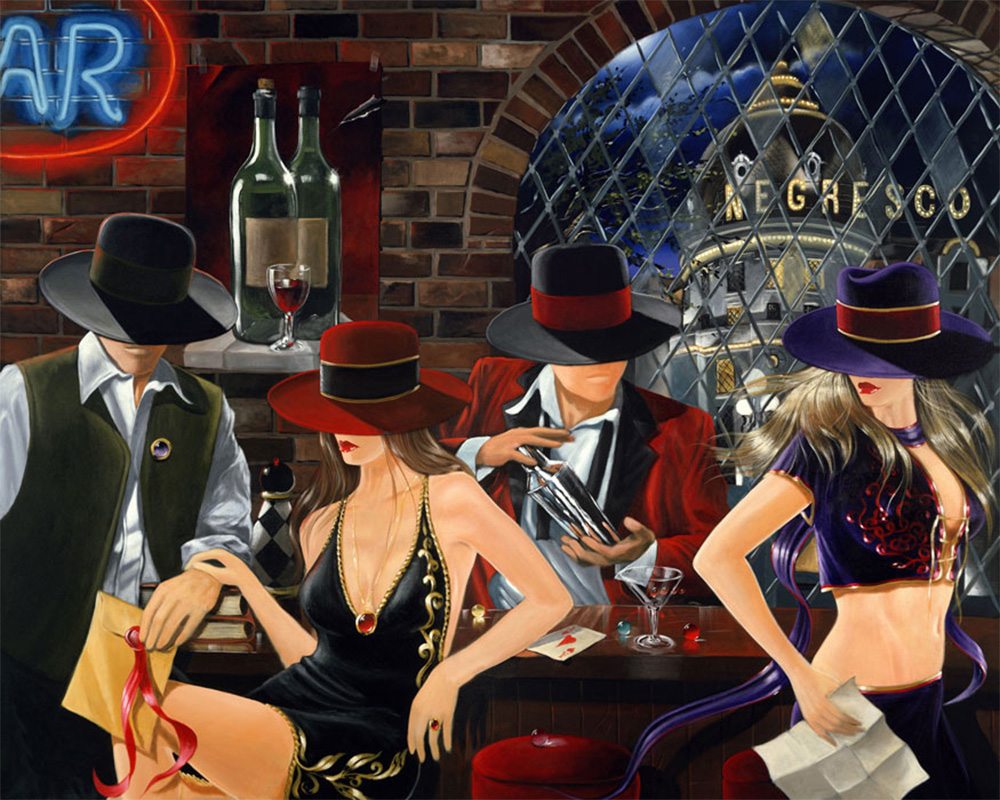 Encounters | Victor Ostrovsky | Painting-Exposures International Gallery of Fine Art - Sedona AZ
