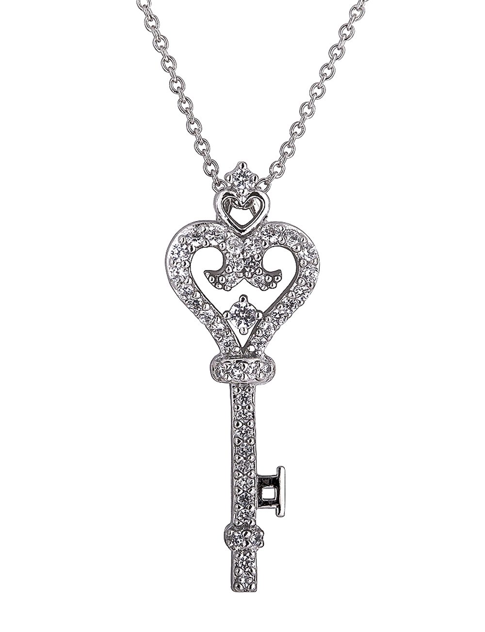 Sterling Silver Estate Vintage Key Necklace” – Exposures 