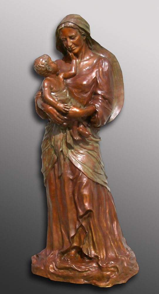 Devotion of Saint Elizabeth | Bobbie Carlyle | sculpture-Exposures International Gallery of Fine Art - Sedona AZ
