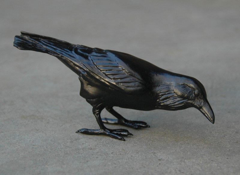 Small Raven III | Jim Eppler | Sculpture-Exposures International Gallery of Fine Art - Sedona AZ