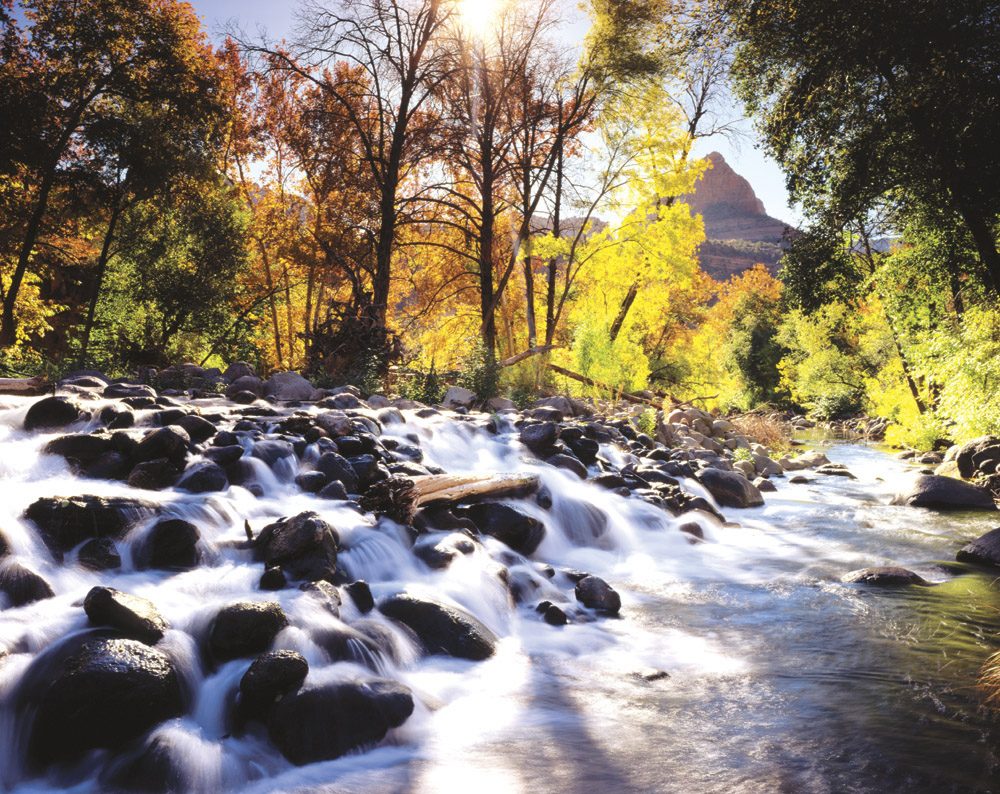 Grasshopper Falls - SD0459 | Tom Johnson | Photography-Exposures International Gallery of Fine Art - Sedona AZ