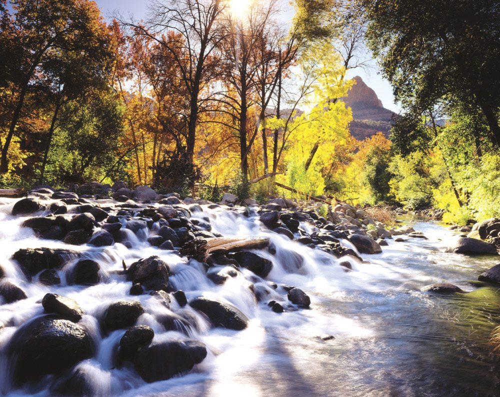 Grasshopper Falls - SD0459 | Tom Johnson | Photography-Exposures International Gallery of Fine Art - Sedona AZ