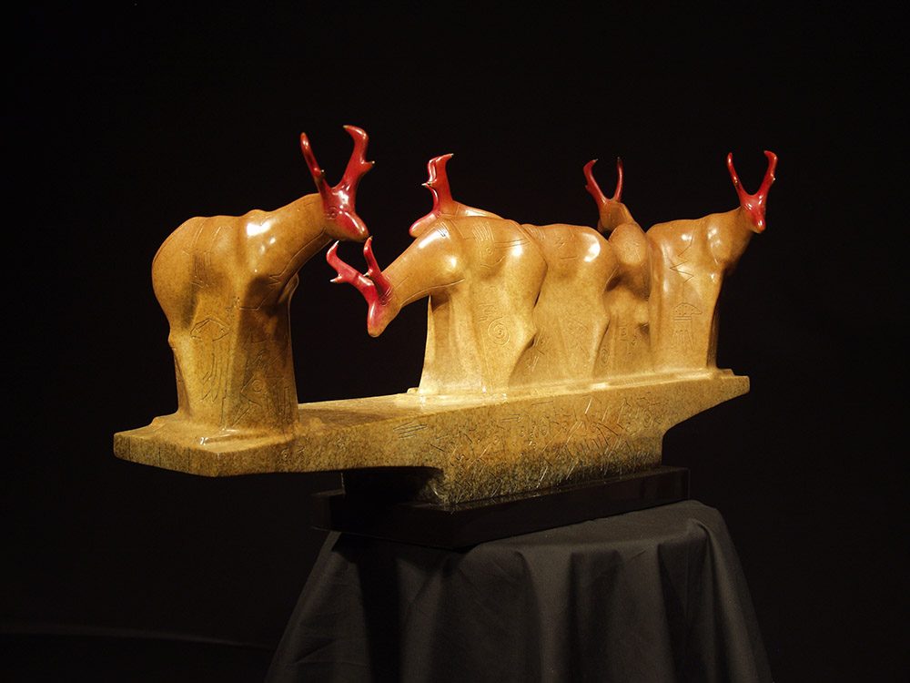 The Long March | Gene & Rebecca Tobey | Sculpture-Exposures International Gallery of Fine Art - Sedona AZ