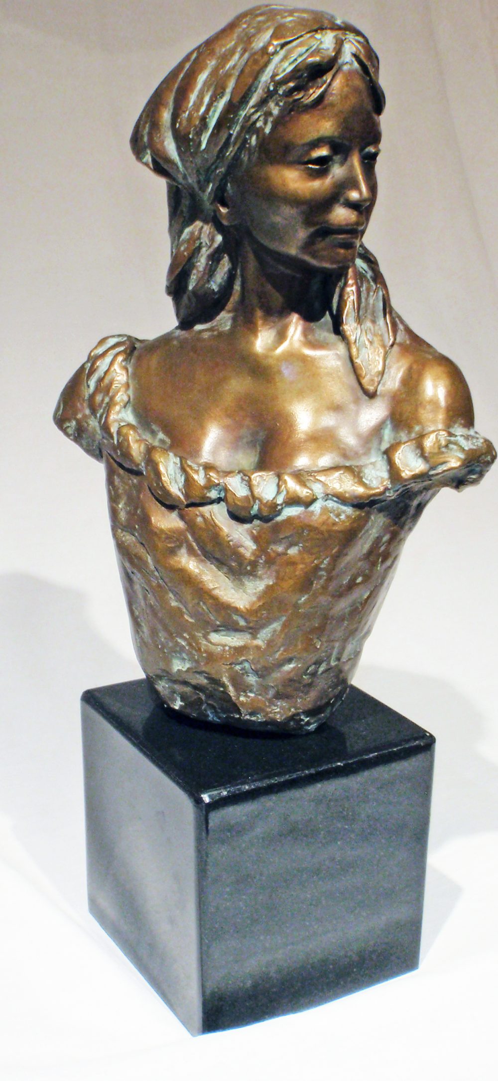 Chardonnay Bust | Susaane Vertel | Sculpture-Exposures International Gallery of Fine Art - Sedona AZ