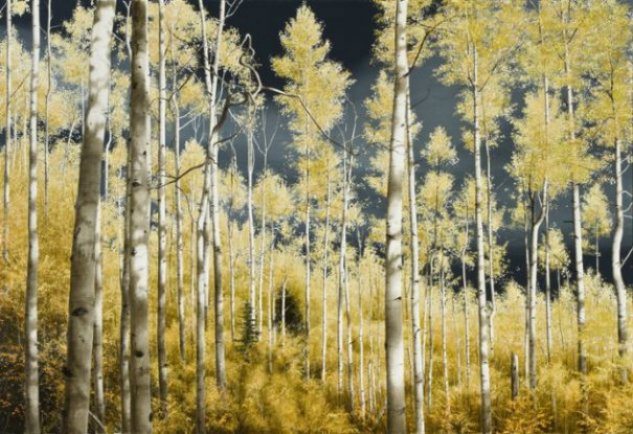 Aspen Moon | Alexander Volkov | Painting-Exposures International Gallery of Fine Art - Sedona AZ