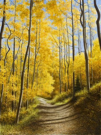Aspen Path | Alexander Volkov | Painting-Exposures International Gallery of Fine Art - Sedona AZ