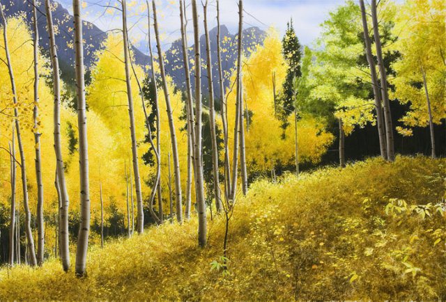 Aspen Showers | Alexander Volkov | Painting-Exposures International Gallery of Fine Art - Sedona AZ