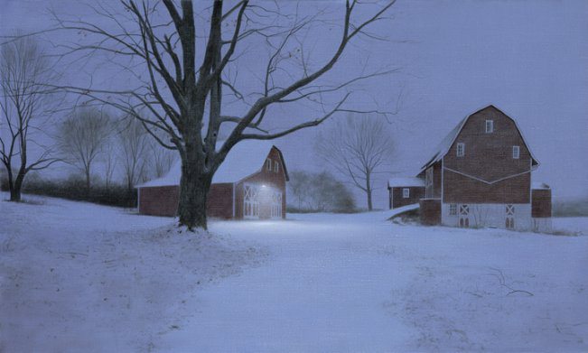 December Snowfall | Alexander Volkov | Painting-Exposures International Gallery of Fine Art - Sedona AZ