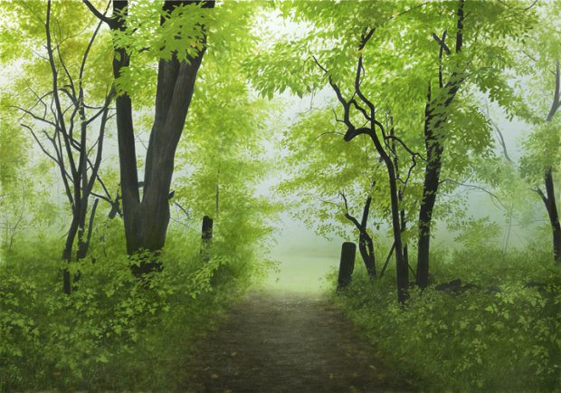 Entrance to Fall | Alexander Volkov | Painting-Exposures International Gallery of Fine Art - Sedona AZ