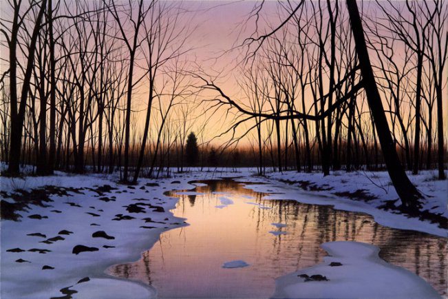 March Reflections | Alexander Volkov | Painting-Exposures International Gallery of Fine Art - Sedona AZ