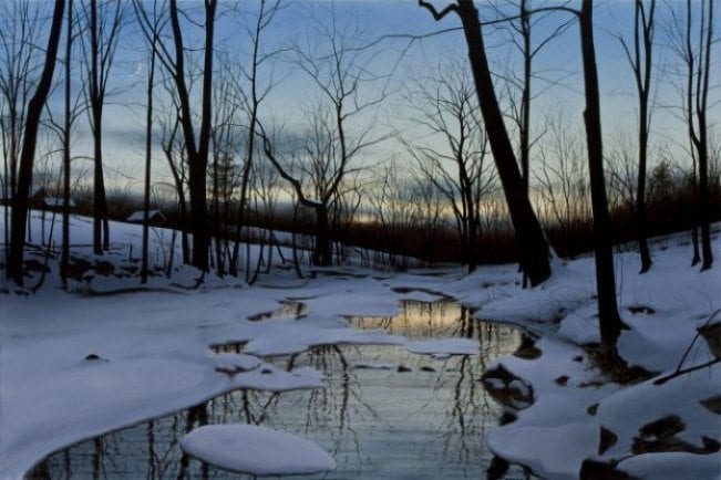 Winter's Twilight | Alexander Volkov | Painting-Exposures International Gallery of Fine Art - Sedona AZ