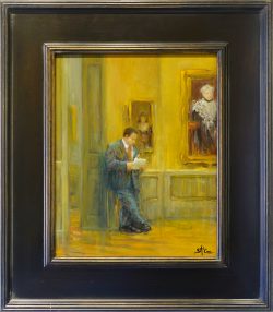 Gaurding Mrs. Elliott | September McGee | Painting-Exposures International Gallery of Fine Art - Sedona AZ