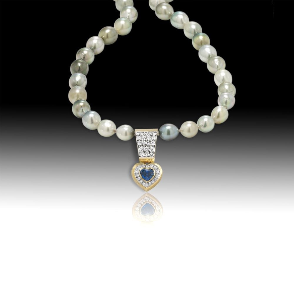 D139- Sapphire 1.75 | Barbara Westwood | Jewelry-Exposures International Gallery of Fine Art - Sedona AZ