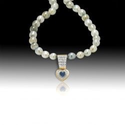 D139- Sapphire 1.75 | Barbara Westwood | Jewelry-Exposures International Gallery of Fine Art - Sedona AZ