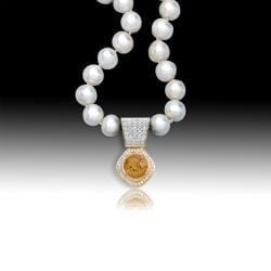 D169-Citrine 21.40 | Barbara Westwood | Jewelry-Exposures International Gallery of Fine Art - Sedona AZ