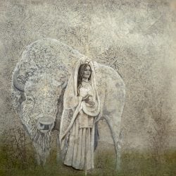 White Buffalo | Kimberly Webber | Painting-Exposures International Gallery of Fine Art - Sedona AZ