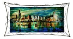 Chicago Nights | Lynn Demiurge | Wall Art-Exposures International Gallery of Fine Art - Sedona AZ