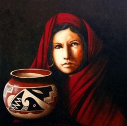 Plain Feathers' Song | Jd Challenger | Painting-Exposures International Gallery of Fine Art - Sedona AZ