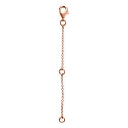 18 KGP Rose Gold Station Necklace Extension 2.5" | Bling By Wilkening | Jewelry-Exposures International Gallery of Fine Art - Sedona AZ
