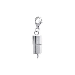 Sterling Silver Barrel Magnetic Clasp with Large Lobster Clasp | Bling By Wilkening | Jewelry-Exposures International Gallery of Fine Art - Sedona AZ