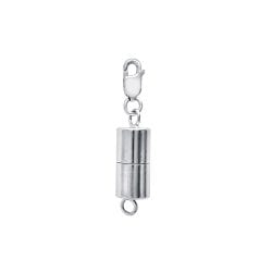 Sterling Silver Barrel Magnetic Clasp with Small Lobster Clasp | Bling By Wilkening | Jewelry-Exposures International Gallery of Fine Art - Sedona AZ