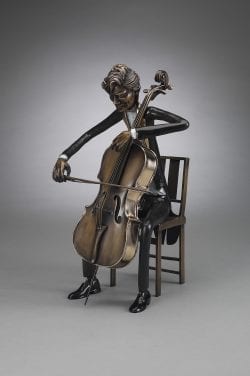 Cellist | Ruiz Sculpture | Sculpture-Exposures International Gallery of Fine Art - Sedona AZ