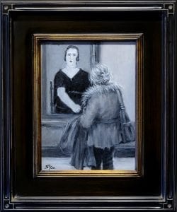 Visiting Mrs. Amadee | September McGee | Painting-Exposures International Gallery of Fine Art - Sedona AZ