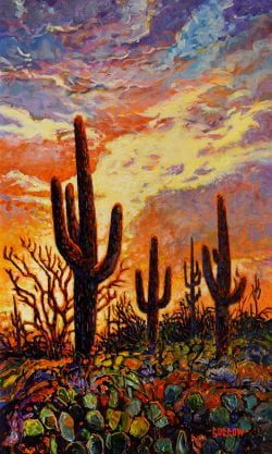 Arizona Sky | John Burrow | Painting-Exposures International Gallery of Fine Art - Sedona AZ
