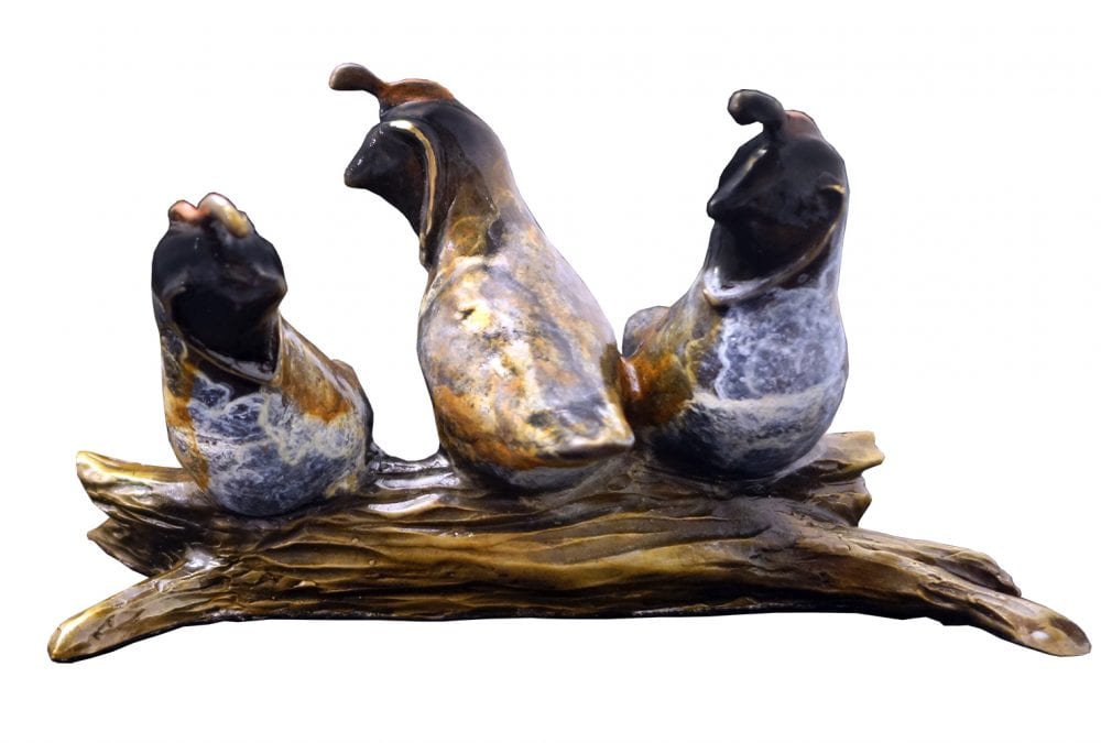 Roosting Covey | Diana Simpson | Sculpture-Exposures International Gallery of Fine Art - Sedona AZ