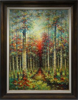 Waiting At Dusk | Rodrigo | Painting-Exposures International Gallery of Fine Art - Sedona AZ