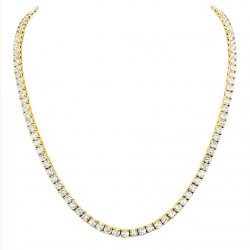 18 KGP Classic Tennis Necklace with Double Security Clasp 18" | Bling By Wilkening | Jewelry-Exposures International Gallery of Fine Art - Sedona AZ