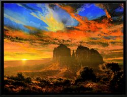 A Twilight Memory of Sedona | Dale Terbush | Painting-Exposures International Gallery of Fine Art - Sedona AZ