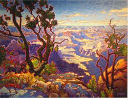 Juniper View | John Burrow | Painting-Exposures International Gallery of Fine Art - Sedona AZ