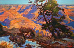 South Rim Sunrise | John Burrow | Painting-Exposures International Gallery of Fine Art - Sedona AZ