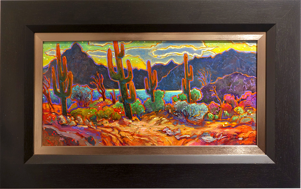 Trail to Bartley Lake | John Burrow | Painting-Exposures International Gallery of Fine Art - Sedona AZ