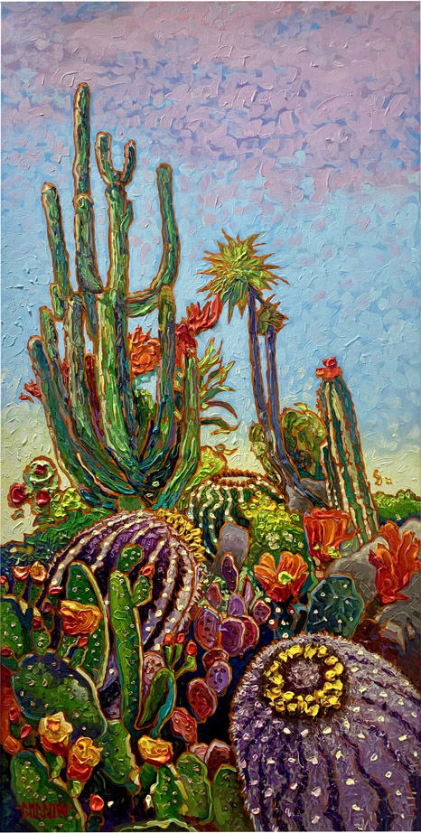 A Blooming Good Time | John Burrow | Painting-Exposures International Gallery of Fine Art - Sedona AZ
